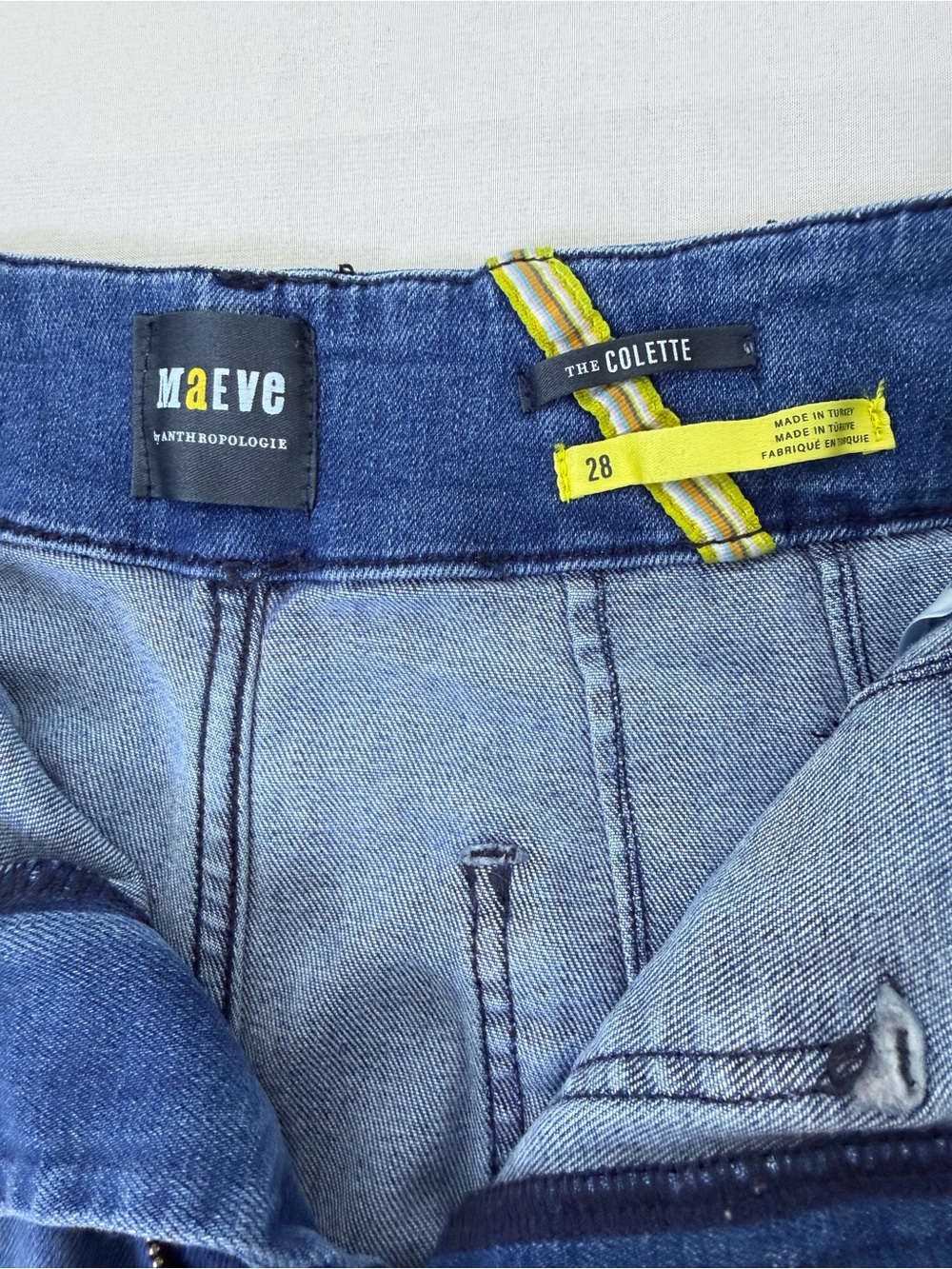 Maeve Anthropologie The Colette Wide Leg Jeans Women’s Size 28 - Picture 3 of 9